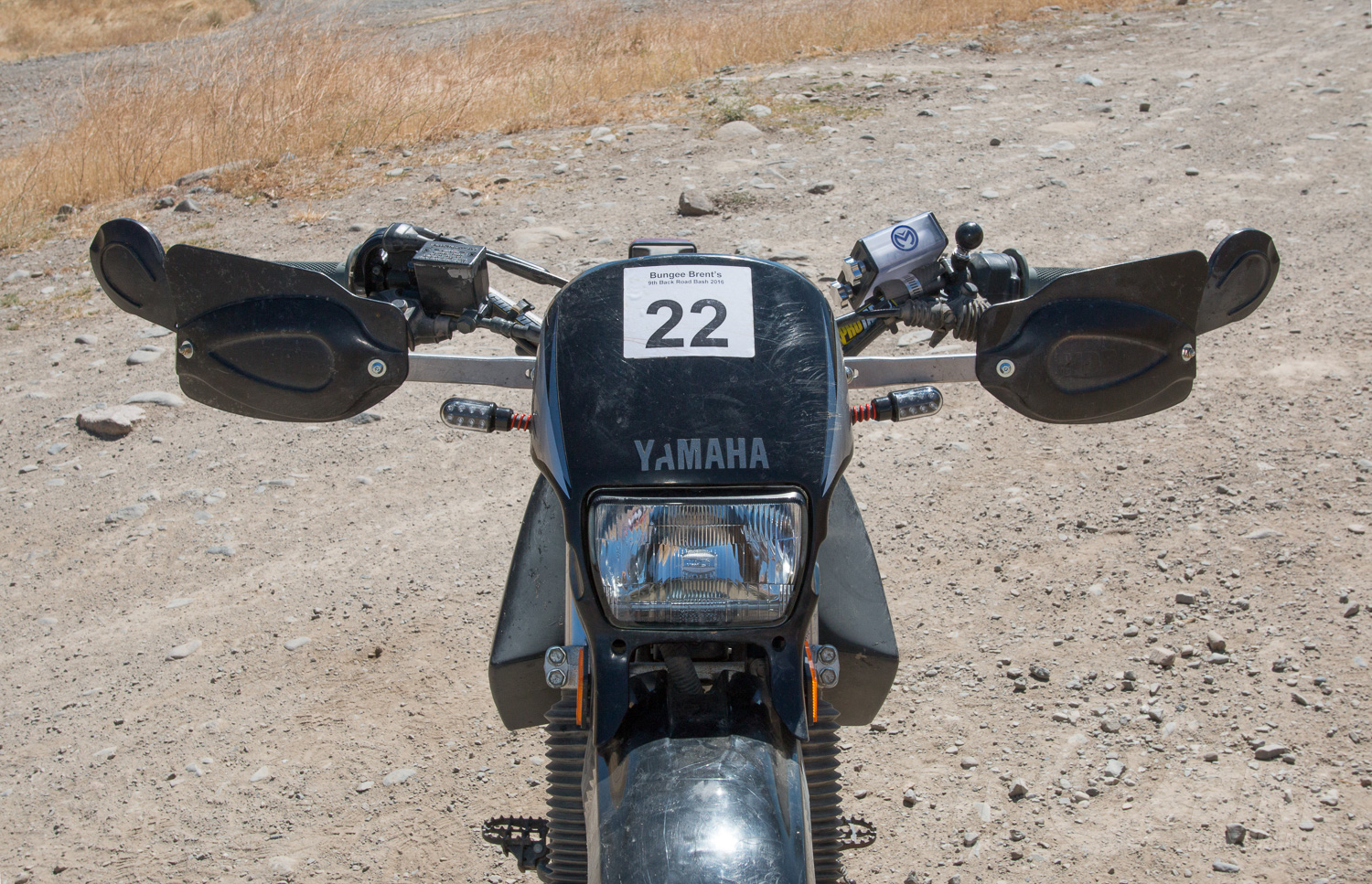 dual sport handguards with mirrors